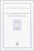 Temi e problemi nella riforma fiscale del terzo settore edito da CLUEB