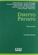 Diritto privato vol.1 di Umberto Breccia, Luciano Bruscuglia, Francesca Giardina edito da Utet Giuridica