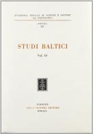 Studi baltici vol.10 edito da Olschki