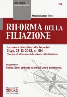 Riforma della filiazione di Massimiliano Di Pirro edito da Edizioni Giuridiche Simone