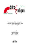 Le intese: attualità e prospettive, prendendo spunto dalla recente Intesa con la Chiesa d'Inghilterra edito da Pellegrini