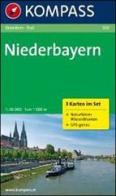 Carta escursionistica e stradale n. 160. Niederbayern SET 3 carte. Adatto a GPS. Digital map. DVD-ROM edito da Kompass