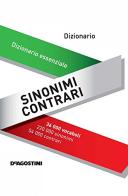 Dizionario tascabile sinonimi e contrari edito da De Agostini