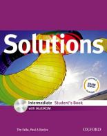 Solutions. Intermediate. Student's book. Con espansione online. Per le Scuole superiori. Con Multi-ROM edito da Oxford University Press