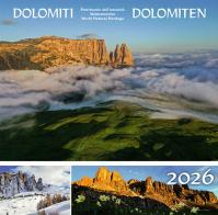 Dolomiti. Calendario-Dolomiten. Kalender 2026 edito da Atlas Edizioni