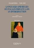 Language and rules of Italian private law: an introduction di Giovanni Iudica, Paolo Zatti edito da CEDAM