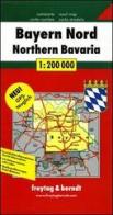 Baviera settentrionale-centrale 1:200.000 edito da Touring