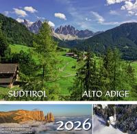 Südtirol Kalender-Alto Adige calendario 2026. Ediz. multilingue edito da Atlas Edizioni