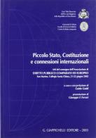 Piccolo Stato, Costituzione e connessioni internazionali edito da Giappichelli