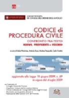 Codice di procedura civile. Confronto fra testo nuovo, previgente e vecchio edito da Experta