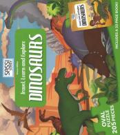 Dinosaurs. Travel, learn and explore. Libro puzzle di Simon Miller edito da Sassi