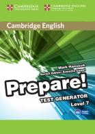 Cambridge English Prepare! Level 7. Test generator. Per le Scuole superiori. CD-ROM di Matt Hancock edito da Cambridge