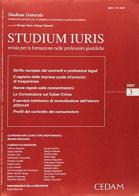 Studium iuris. Rivista per la formazione nelle professioni giuridiche (2007) vol.3 edito da CEDAM