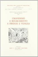 Miscellanea di studi in onore di Vittore Branca vol.3 edito da Olschki