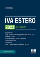 IVA estero 2023 di Guido Costa edito da Maggioli Editore