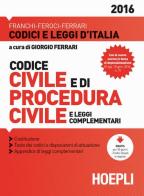 Codice civile e di procedura civile edito da Hoepli
