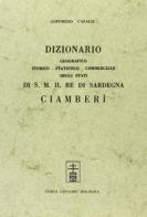 Ciamberì (rist. anast.) di Goffredo Casalis edito da Forni