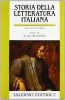 Storia della letteratura italiana vol.3 edito da Salerno