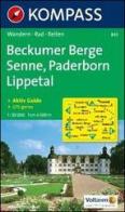 Carta escursionistica e stradale n. 843. Beckumer Berge, Senne, Paderborn. Adatto a GPS. Digital map. DVD-ROM edito da Kompass