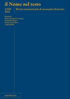 Il nome nel testo. Rivista internazionale di onomastica letteraria (2021) vol.23 edito da Edizioni ETS