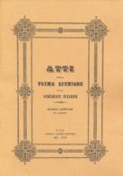 Atti della 1ª Riunione degli scienziati italiani (rist. anast. 1839) edito da Nistri-Lischi
