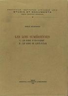 Les lois sumeriennes di Emile Szlechter edito da Lateran University Press