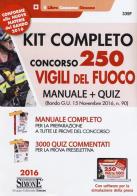 Kit completo concorso 250 vigili del fuoco. Manuale-Quiz (bando G.U. novembre 2016, n. 90). Con software per la simulazione della prova edito da Edizioni Giuridiche Simone