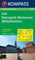 Carta escursionistica e stradale n. 709. Kiel, Naturpark Westensee. Adatto a GPS. Digital map. DVD-ROM edito da Kompass