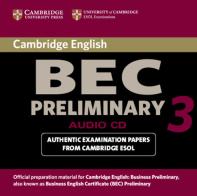 Cambridge English Business Certificate. Preliminary 3. Audio CD edito da Cambridge