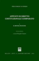 Appunti di diritto costituzionale comparato vol.1 di Lucifredi P. Giorgio edito da Giuffrè