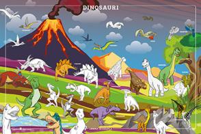Dinosauri da colorare. Geoposter edito da Libreria Geografica
