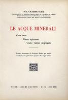 Le acque minerali di Giuseppe Guidi edito da Nistri-Lischi