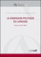 La dimension politique du language di Stève G. Bobongaud edito da Pontificio Istituto Biblico