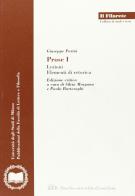 Prose vol.1 di Giuseppe Parini edito da LED Edizioni Universitarie