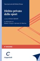 Diritto privato dello sport edito da Giappichelli