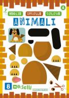 Animali. Taglia incolla colora di Creabooks packagers edito da La Rana Volante