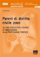 Pareri di diritto civile 2009 di Luigi Grimaldi edito da Maggioli Editore