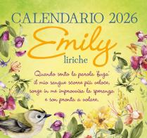 Emily liriche. Calendario 2026 da tavolo edito da Demetra