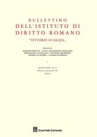 Bullettino dell'Istituto di diritto romano «Vittorio Scialoja» vol.2 edito da Giuffrè