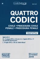 Quattro codici: Civile-Procedura civile-Penale-Procedura penale. Con aggiornamento online edito da Edizioni Giuridiche Simone