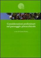 Considerazioni preliminari sul paesaggio pistacchicolo edito da Ass. Culturale Mediterraneo