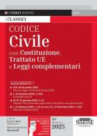 Codice civile 2025 edito da Edizioni Giuridiche Simone