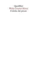 Il diritto dei privati di Widar Cesarini Sforza edito da Quodlibet