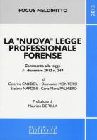 La «nuova» legge professionale forense. Commento alla legge 31 dicembre 2012 n. 247 edito da Neldiritto Editore