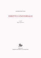 Diritto universale. Ediz. latina e italiana di Giambattista Vico edito da Storia e Letteratura