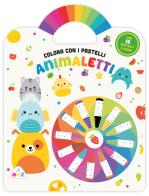 Animaletti. Colora coi pastelli. Ediz. illustrata. Con 12 pastelli a cera edito da AMZ