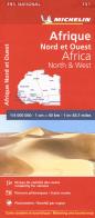 Africa nord ovest 1:4.000.000 edito da Michelin Italiana