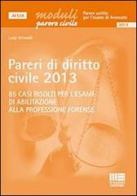 Pareri di diritto civile 2013 di Luigi Grimaldi edito da Maggioli Editore