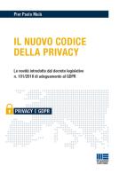 Il nuovo codice della privacy di Pier Paolo Muià edito da Maggioli Editore