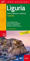 Liguria. Carta stradale e turistica 1.250.000 edito da Iter Edizioni
